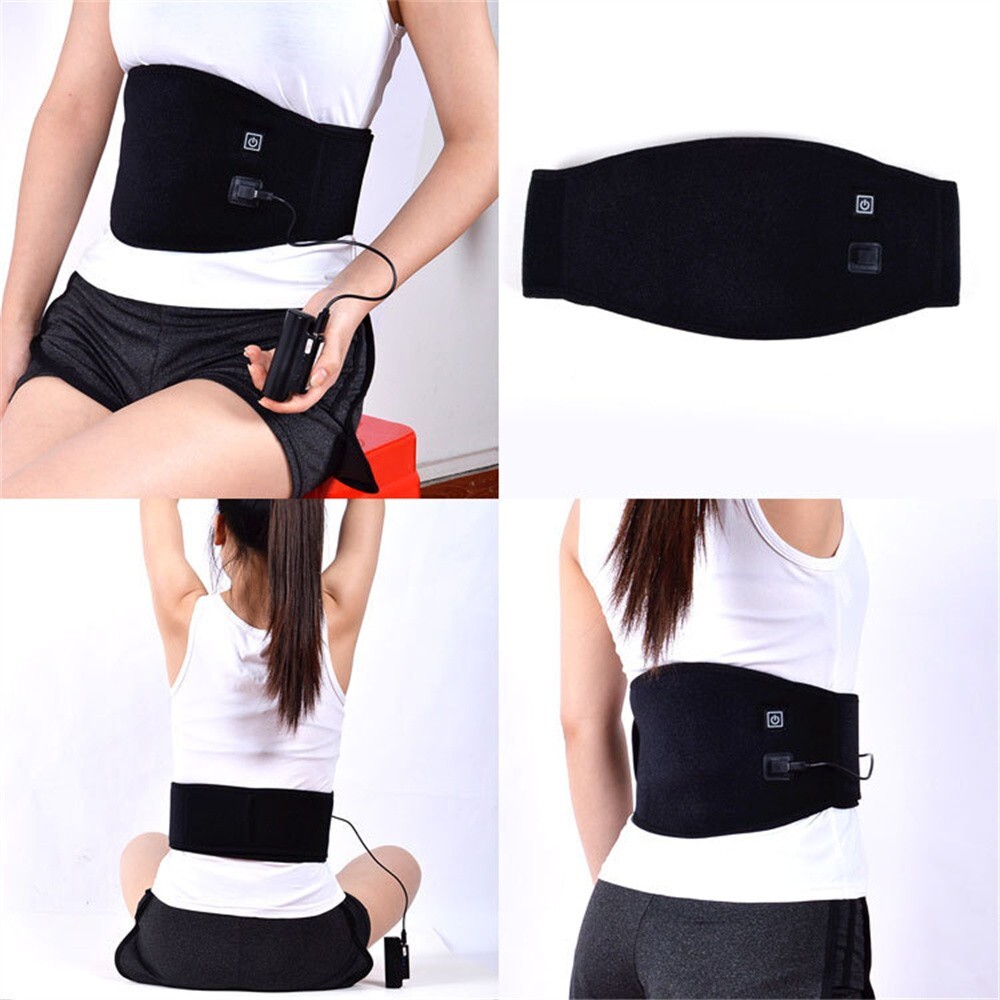 Massage Belt Electric Infrared Heated with Back Support Waist Heating Massager
