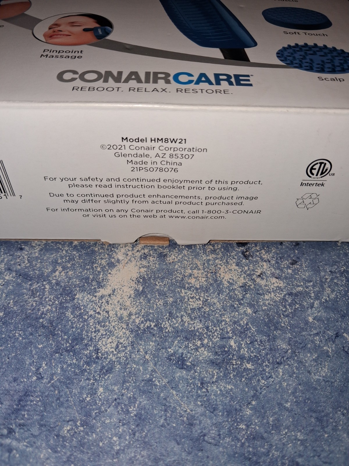 Massager Conaircare Touch ‘N Tone Acupressure Muscle Soft Touch 4 Attachments
