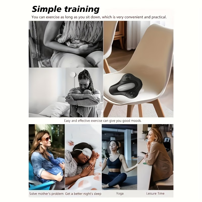 Electric Pelvic Muscle Trainer Silicone EMS Strength Pad Body Relaxation Tool
