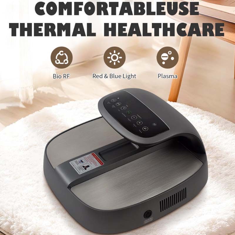 New Terahertz Foot Massager with Red Blue Light Heating Therapy Belt