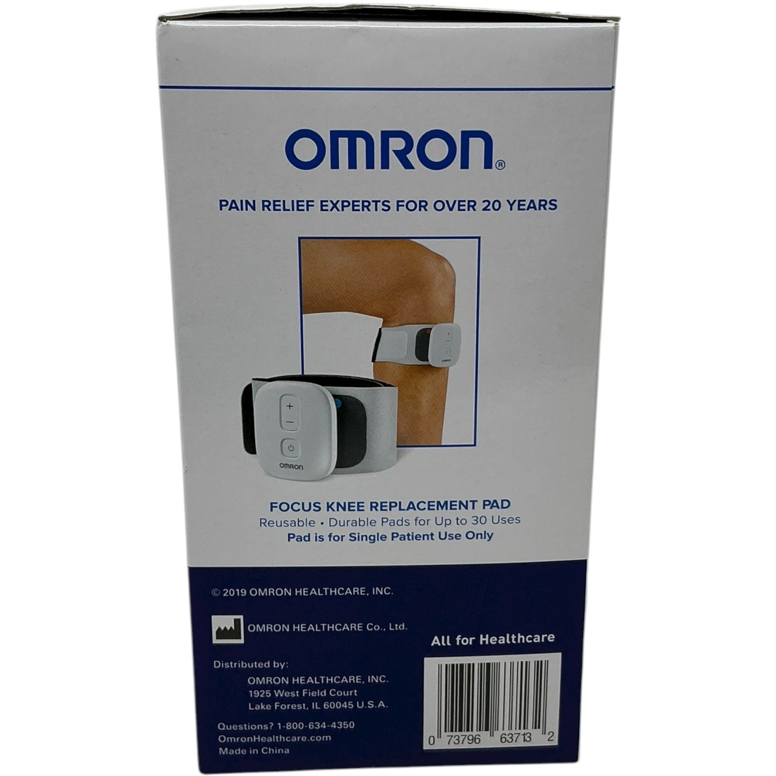 Omron Focus TENS Therapy for Knee Unit Wireless Muscle Stimulator Medium