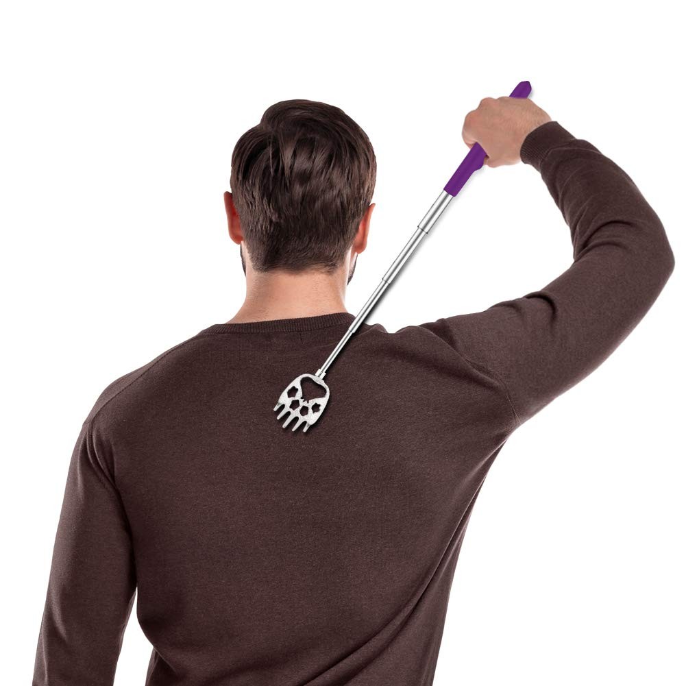 YIMICOO 6 Pack Telescoping Back Scratcher – 6 Count (Pack of 1), Multi-color
