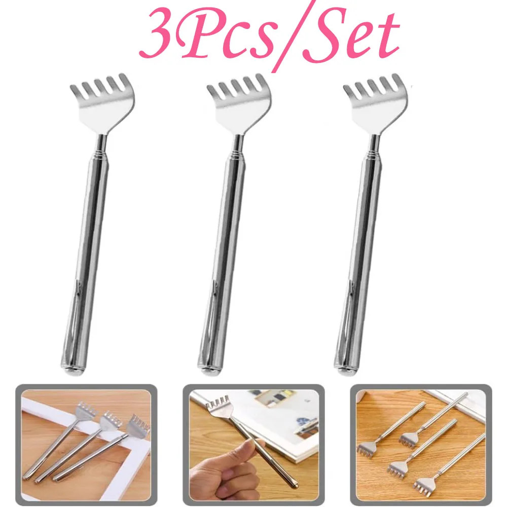 Compact Telescopic Back Massager – Portable Extendable Stainless Steel, Ideal
