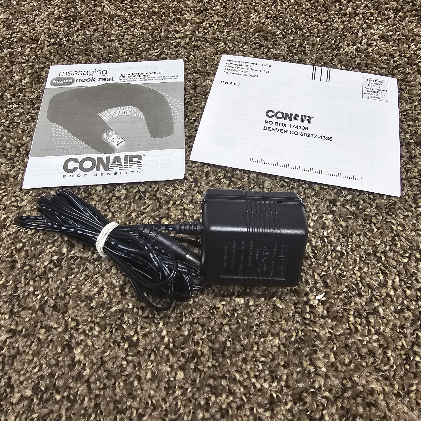 Conair Body Benefits Heated Massaging Neck Rest, Relax Upper Back & Neck Tested