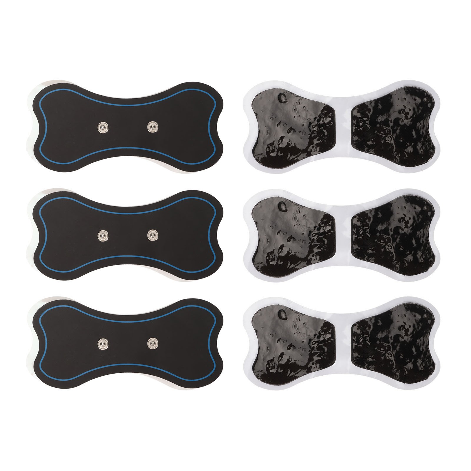 6pcs Wireless TENS Machine Replacement Patches Neck EMS Muscle Pads Lower ABE