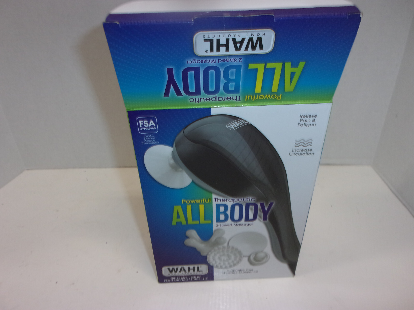 Wahl All Body Powerful Therapeutic 2 Speed Massager Model 4120-600 Tested And