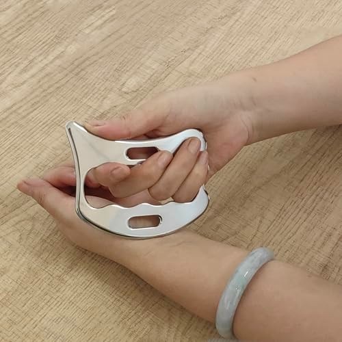 2 in 1 Stainless Steel Gua Sha Muscle Scraper Set – Physical Therapy & Massage T