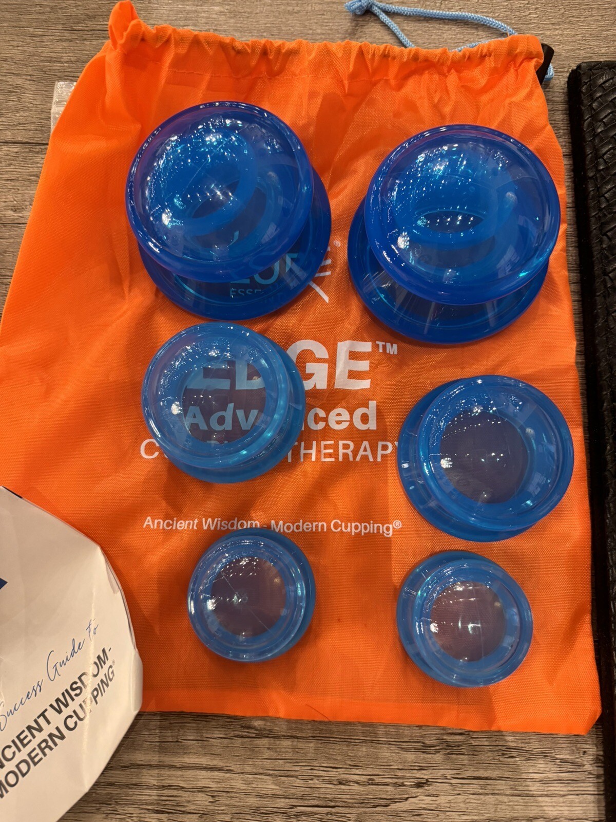 Lure Essentials Body Cupping Therapy Set, BLUE – 8 Cups (Flex)