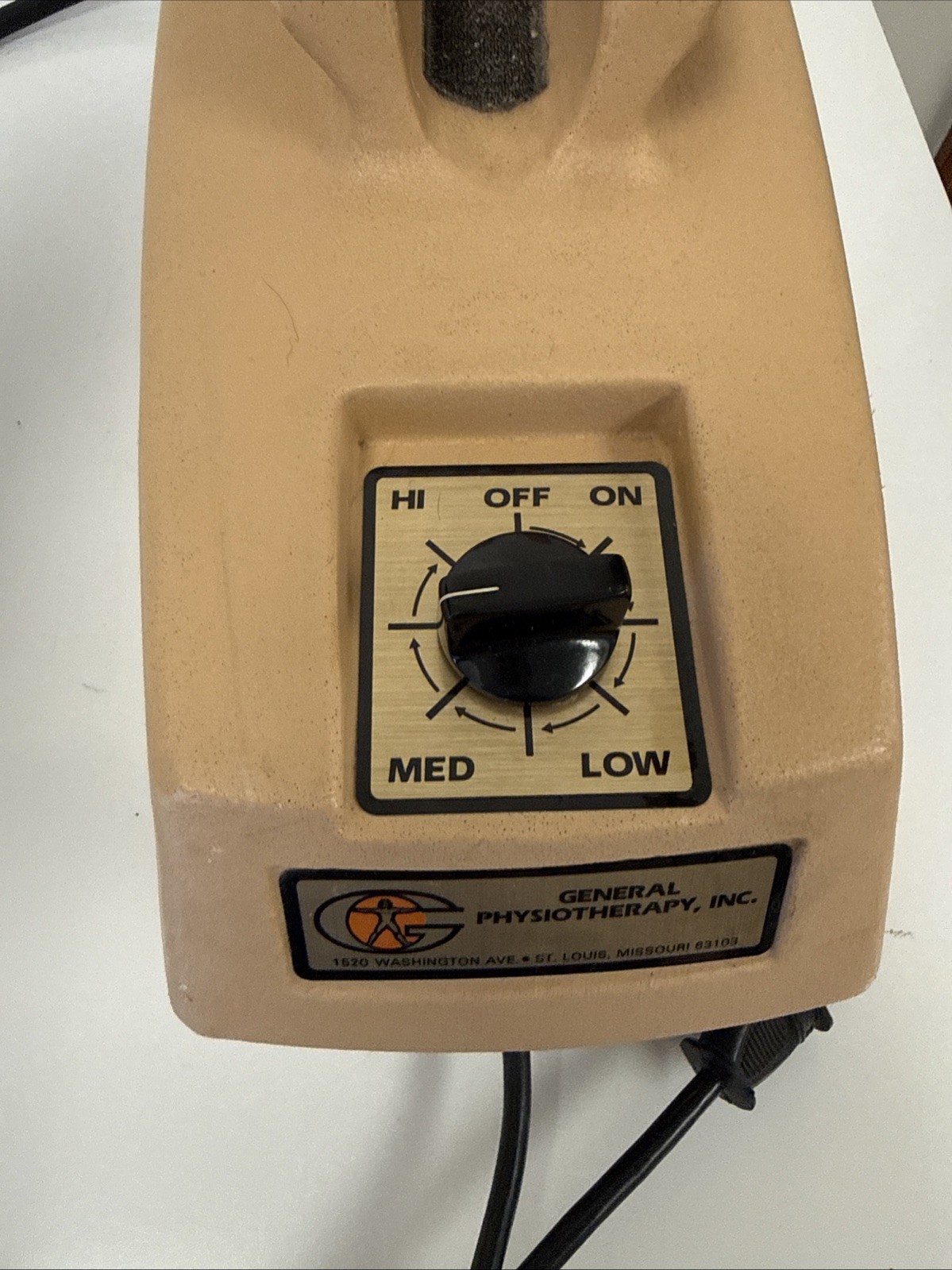Vtg General Physiotherapy Directional Percussor Massager Flimm Fighter VS 120V