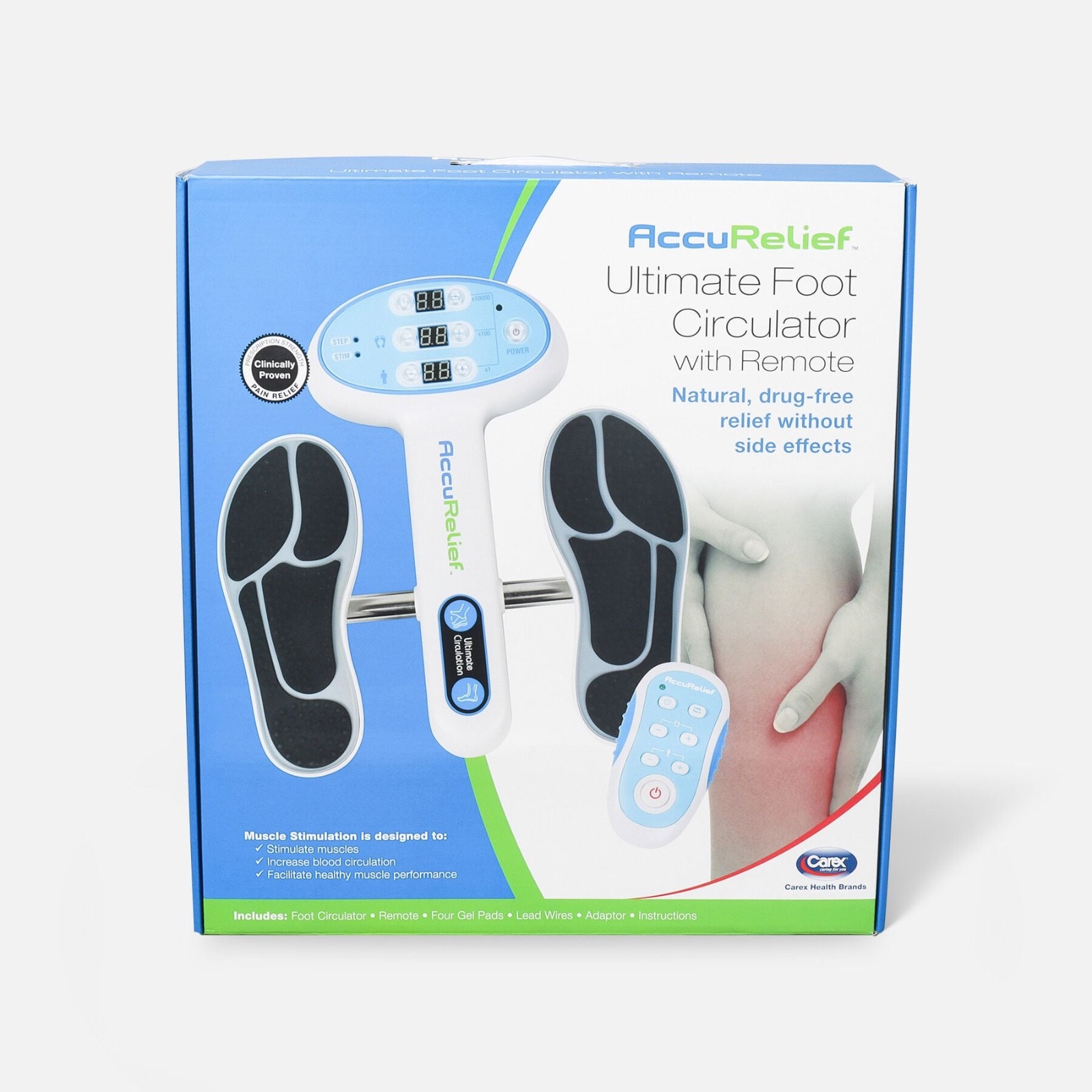 AccuRelief Ultimate Foot Circulator with Remote ACRL-5500 Complete in Box
