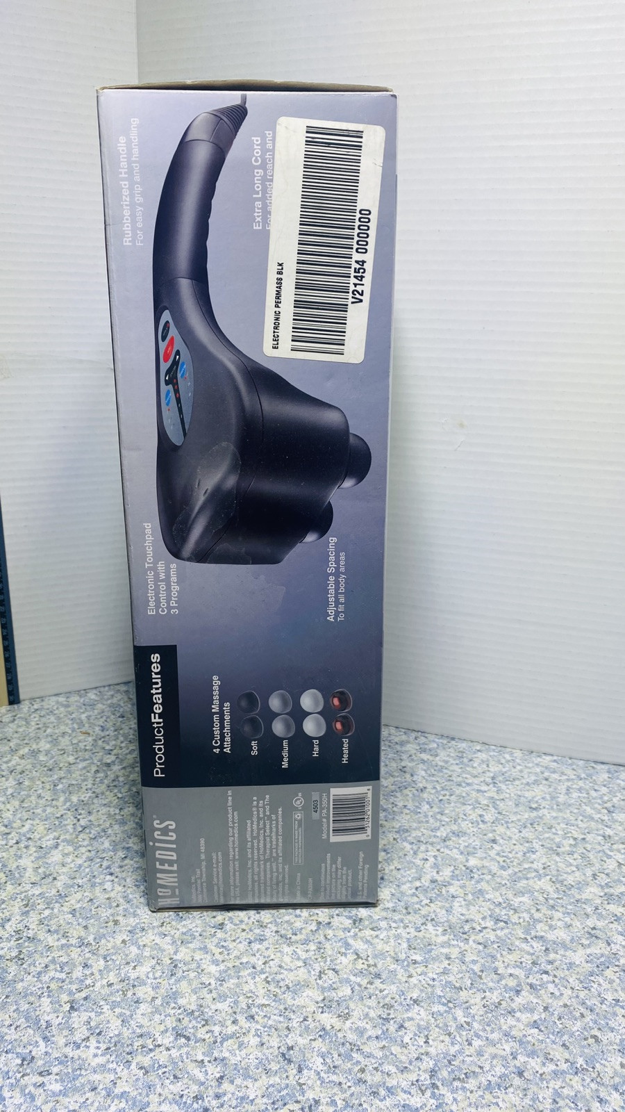 Homedics Therapist Select Deluxe Electronic Percussion Massager w heat
