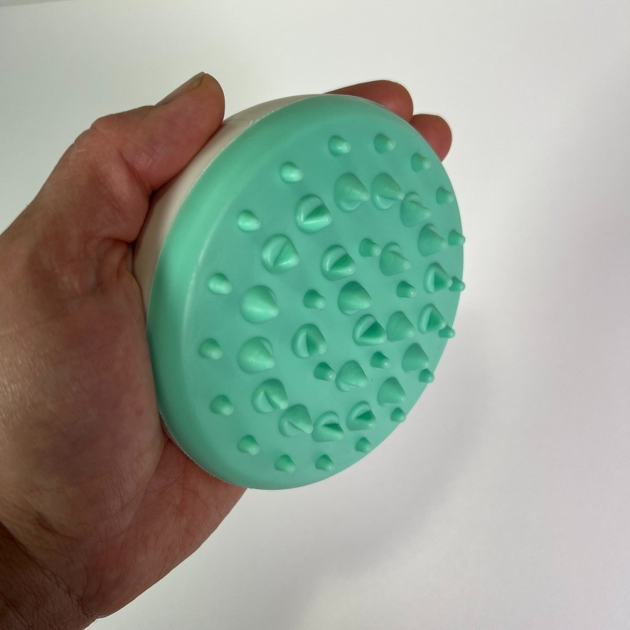 Silicone Handheld Anti-Cellulite Massager Body Scrubber (Green) Lot of (2x) NEW!