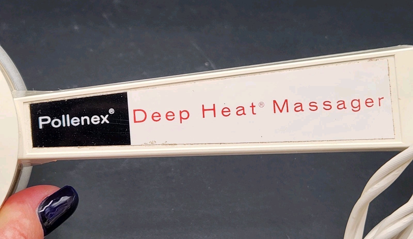 Vintage 1976 Pollenex Deep Heat Massager with All Attachments &Box HM10A4 Tested