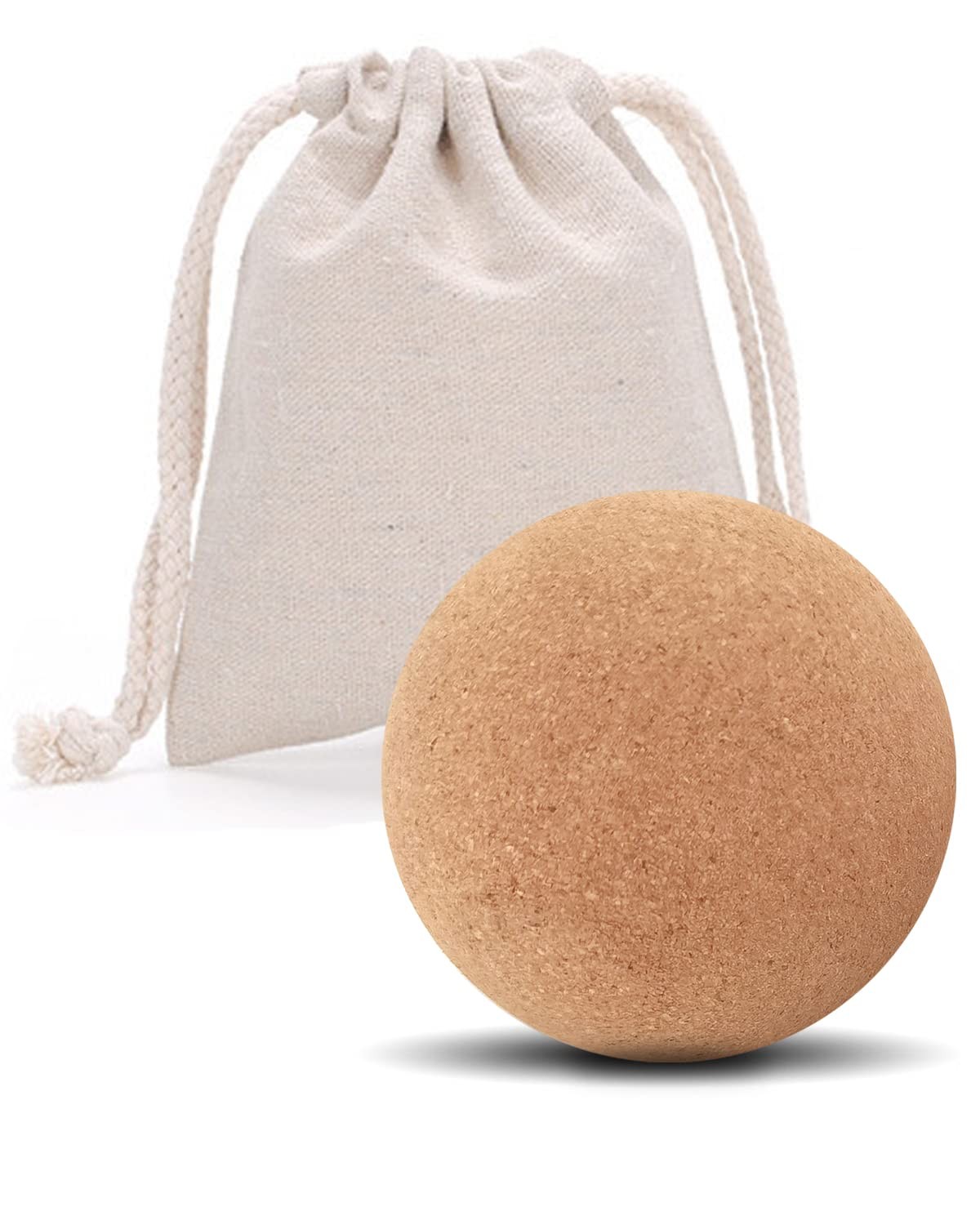 Cork Massage Ball – High Density Fine Particles for Deep Tissue Muscle Massag…