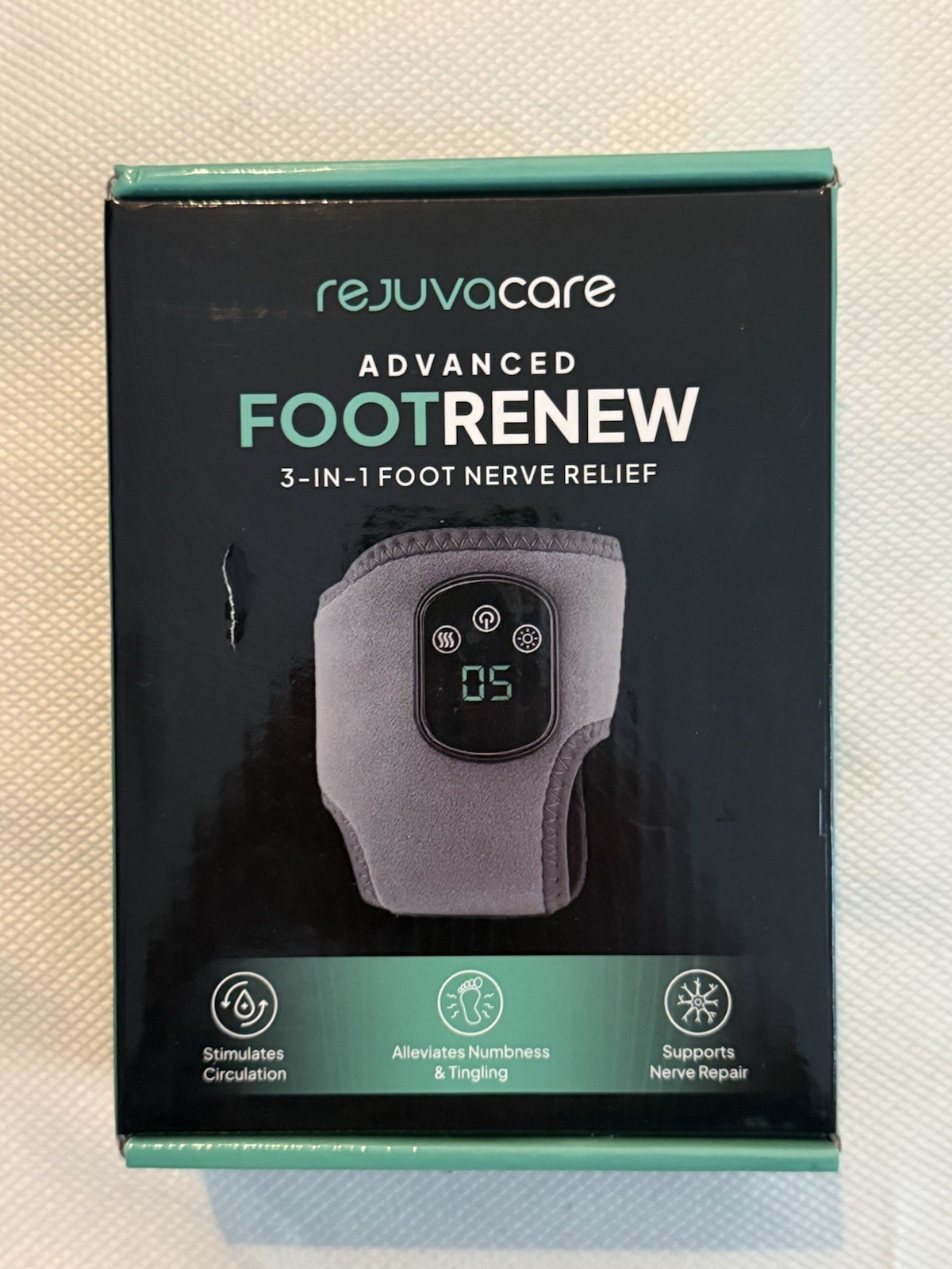 Rejuvacare Foot Renew 3-in-1 Nerve Relief Method +Ankle Massager 1ct Single