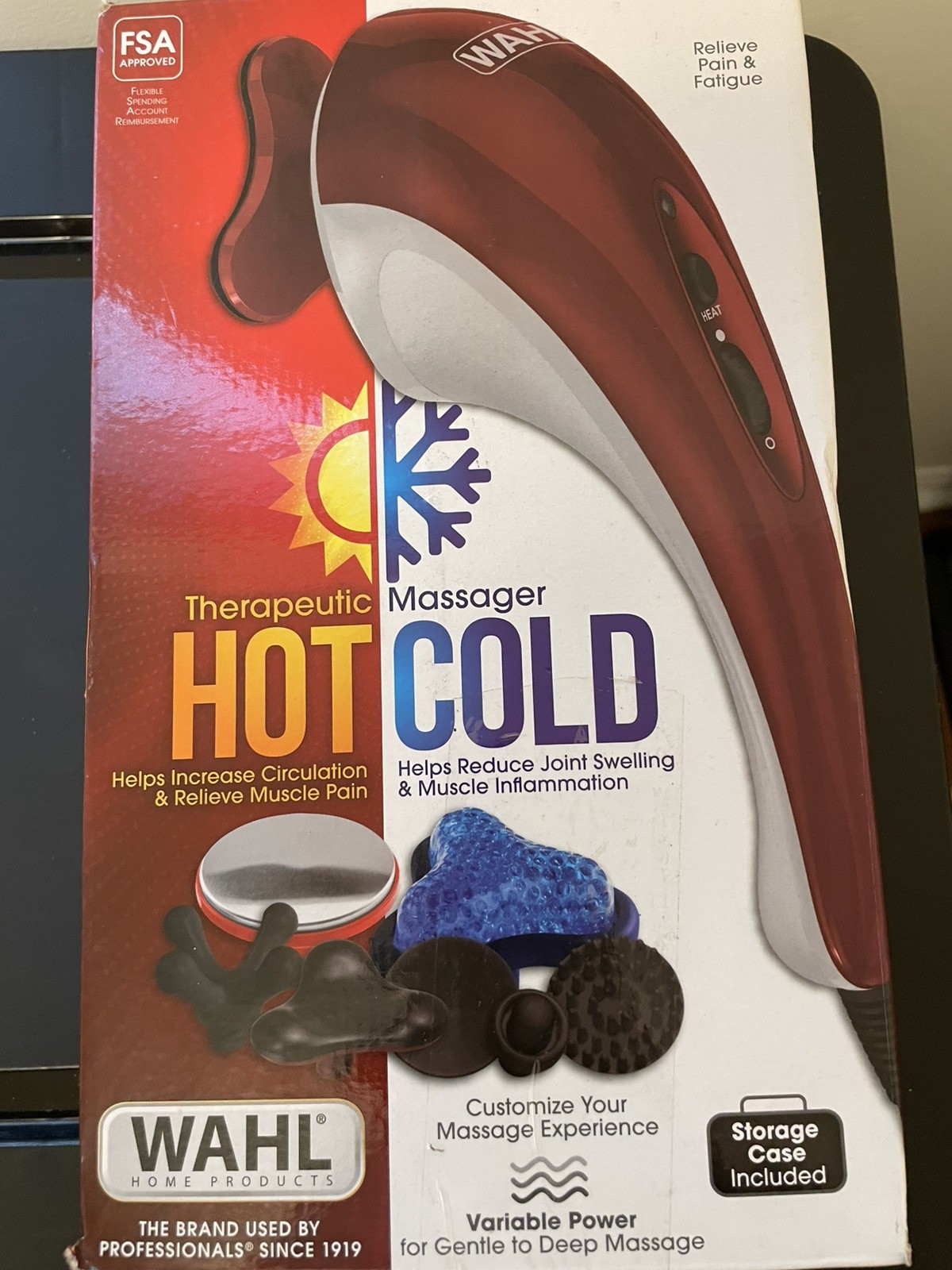 Wahl Handheld Corded Massager Hot And Cold
