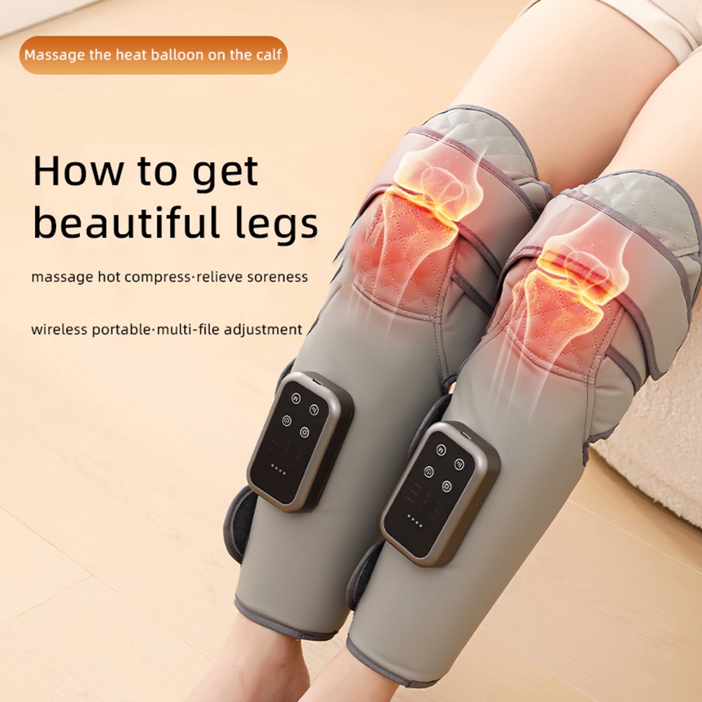 1/2x Cordless Knee Massager for Pain Relief 3 Vibration Modes, 3 Heating Levels