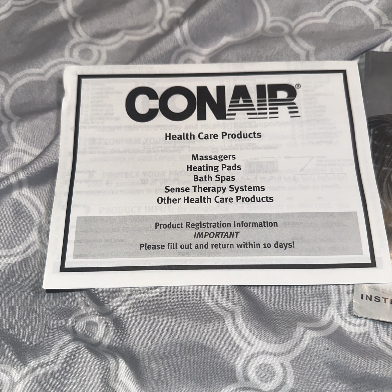 Conair Body Benefits Deluxe Hydro Bath Spa Model BTS2 Original Seen On TV Used