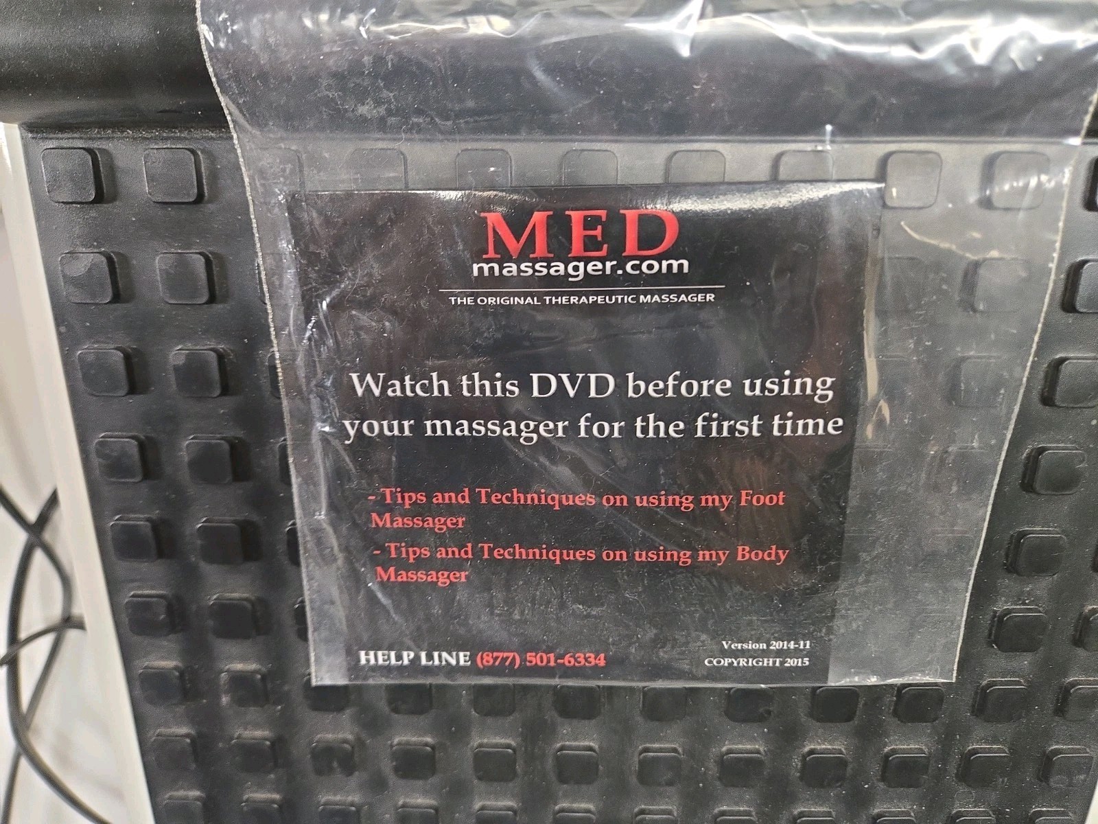Med Massager 11-Speed Foot Massager Plus MMF07 Tested Working In Original Box