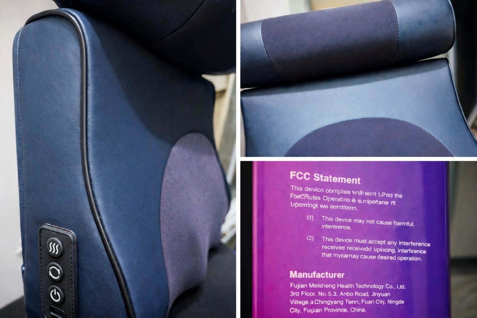 Wireless Back & Neck Massager With Heat And Three Massage Styles And Variations