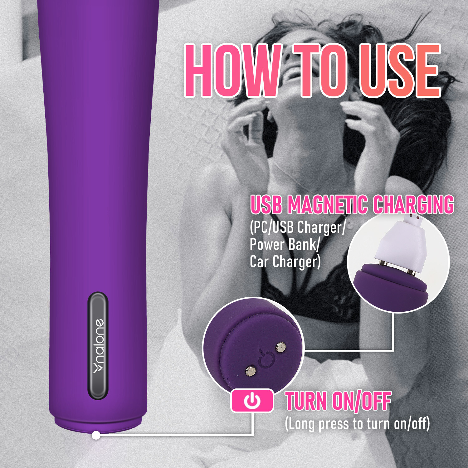MultiSpeed Wireless Bullet Vibrating Massager Wand Bullet for Women Pleasures US