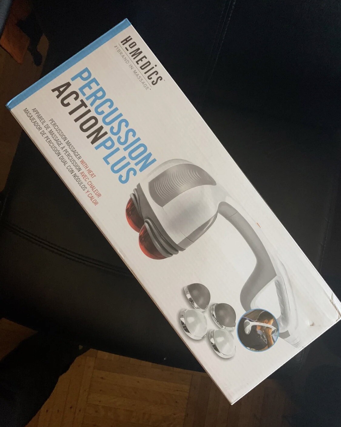 HoMedics HHP-351H Percussion Action Plus Handheld Massager – White