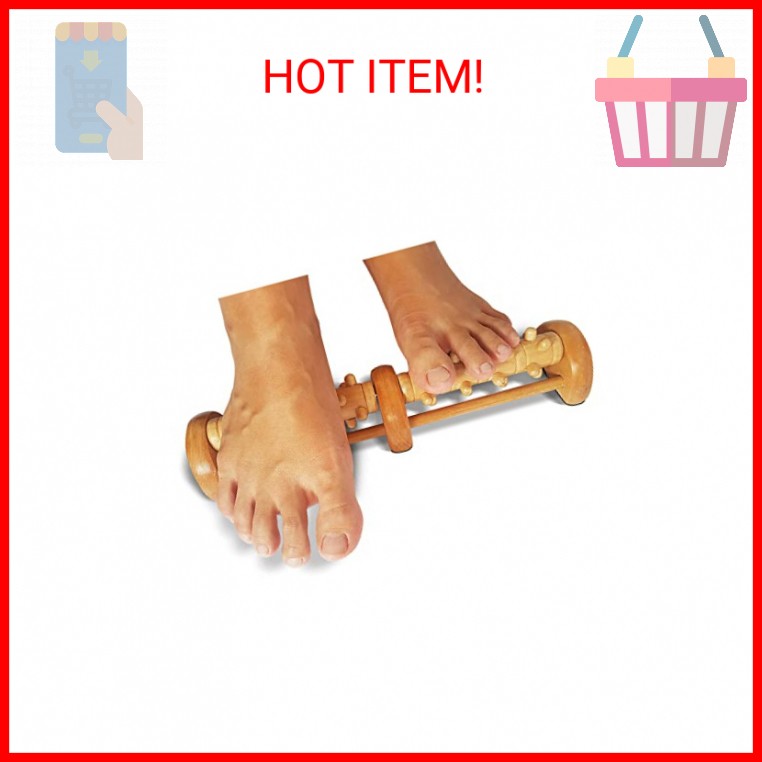 TheraFlow Foot Massager for Plantar Fasciitis Relief – Reflexology Foot Massager