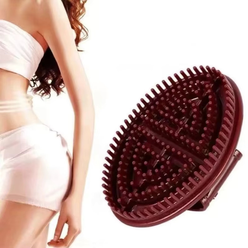 Universal Silicone Meridian Slimming Brush, body beauty leg massage tool, scr…