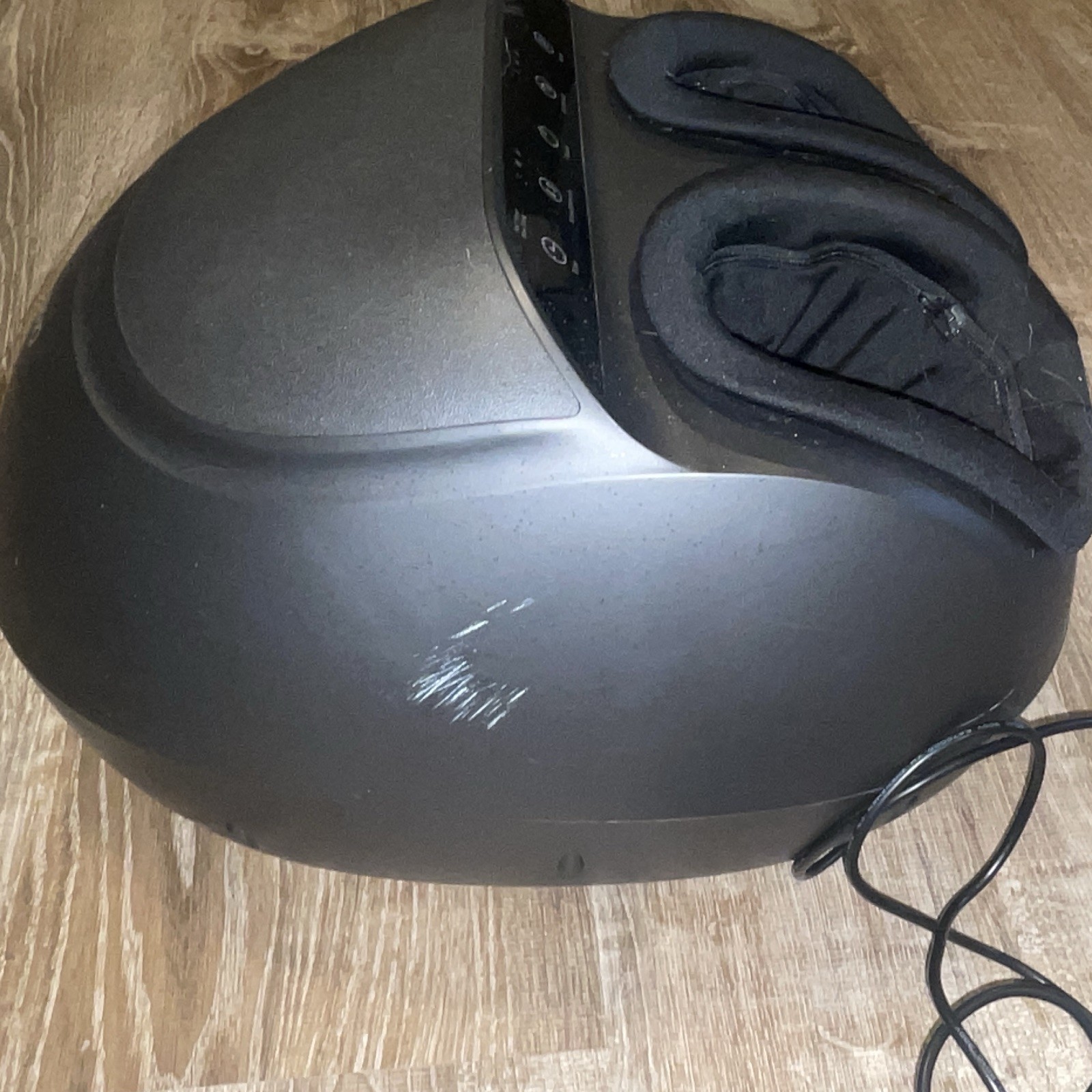 RENPHO Heated Foot Massage Machine Kneading Air Compression Corded Black/Gray