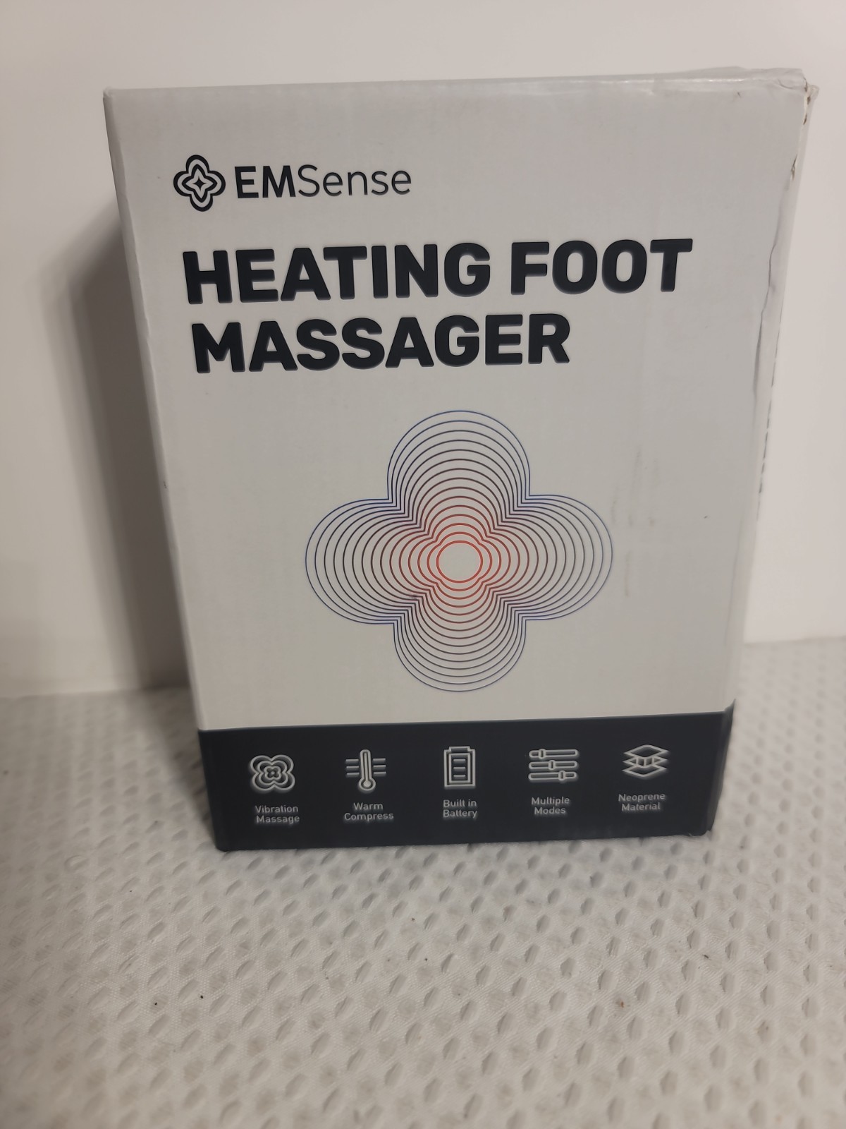 EMSense Pulsating Heat Foot & Nerve Relaxing Neuropathy Massager Therapy – New
