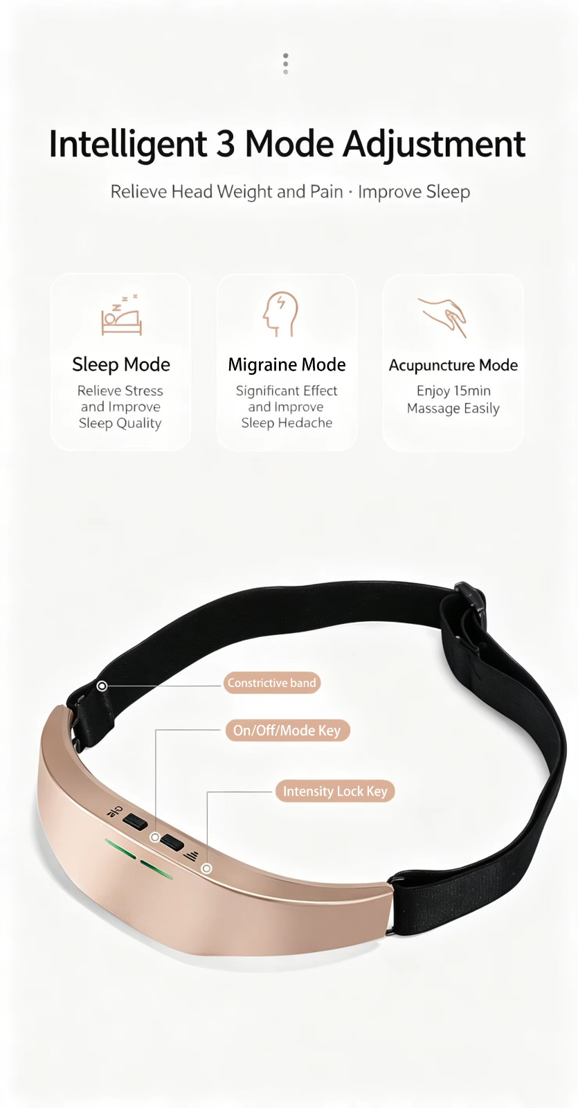 Electric Head Massager – Headache and Migraine Relief Therapy