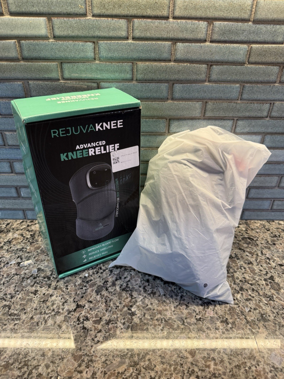 RejuvaKnee Advanced Knee Relief Heated Wireless Rechargeable LCD Touch Massager