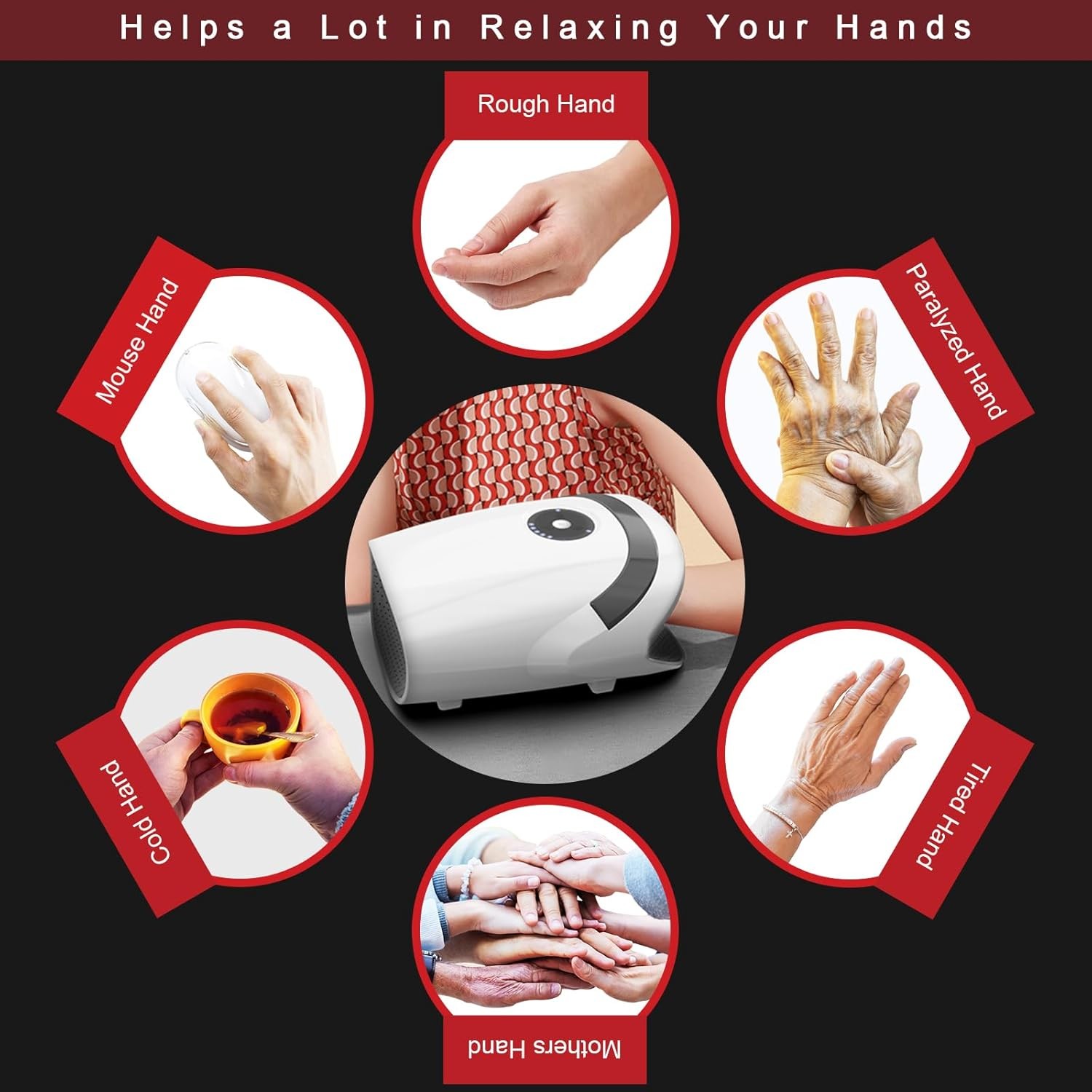 Christmas Gifts for Women,White Elephant Gifts for Adults – Hand Massager with C