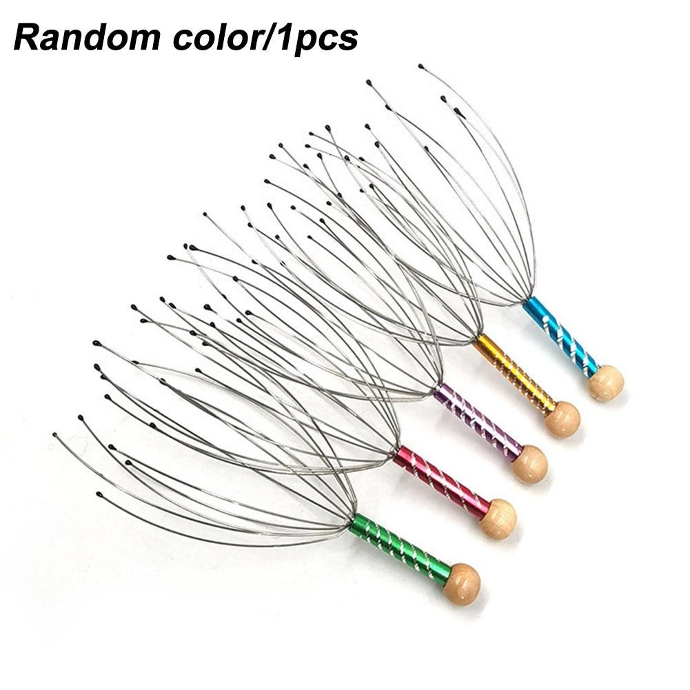 Head Massager Scratcher Neck Massage Scalp Relax Calm Stress Relief Octopus