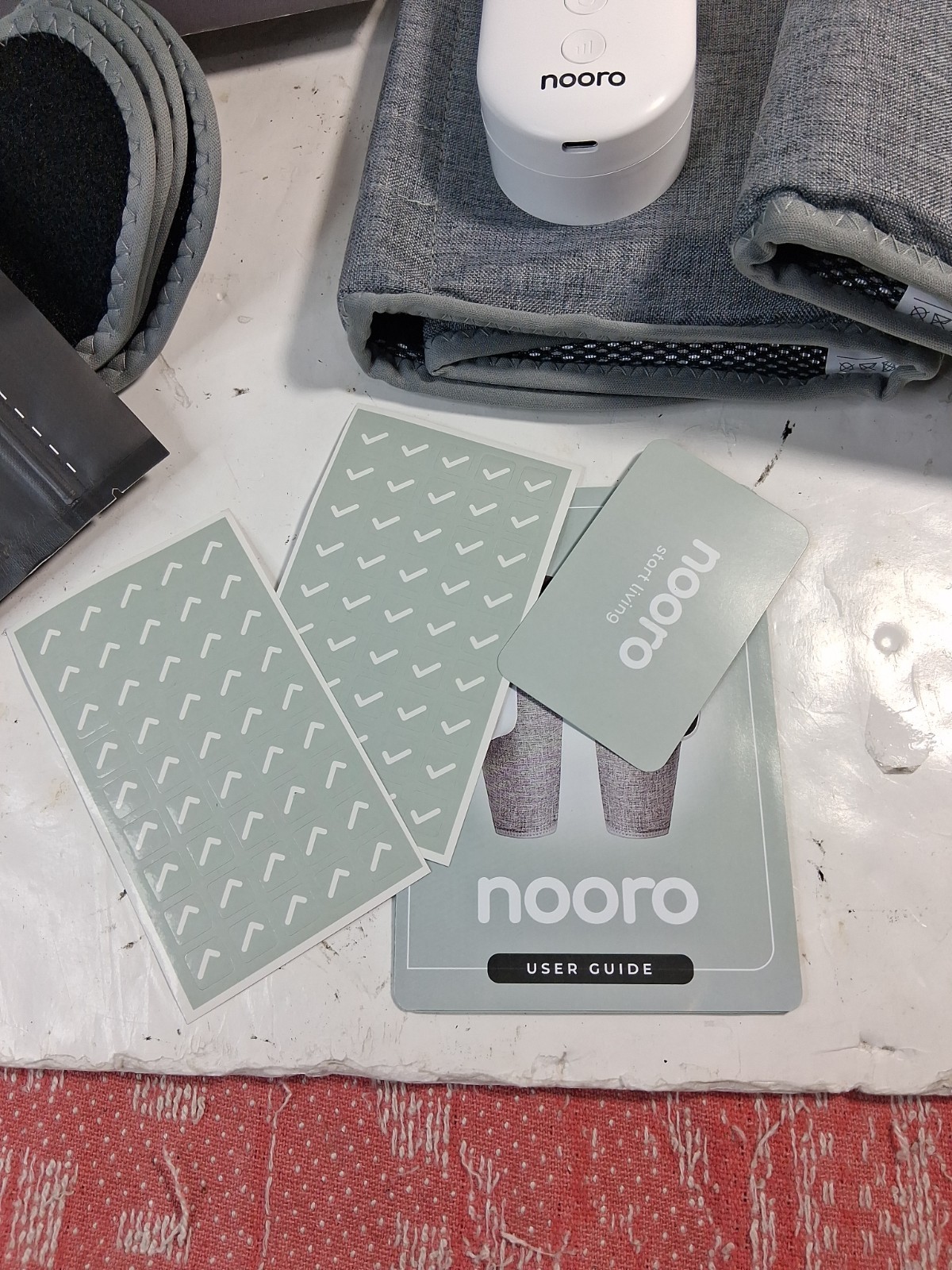 Nooro 3-in-1 Leg Massager Compression Heat Therapy Vibration TD33D