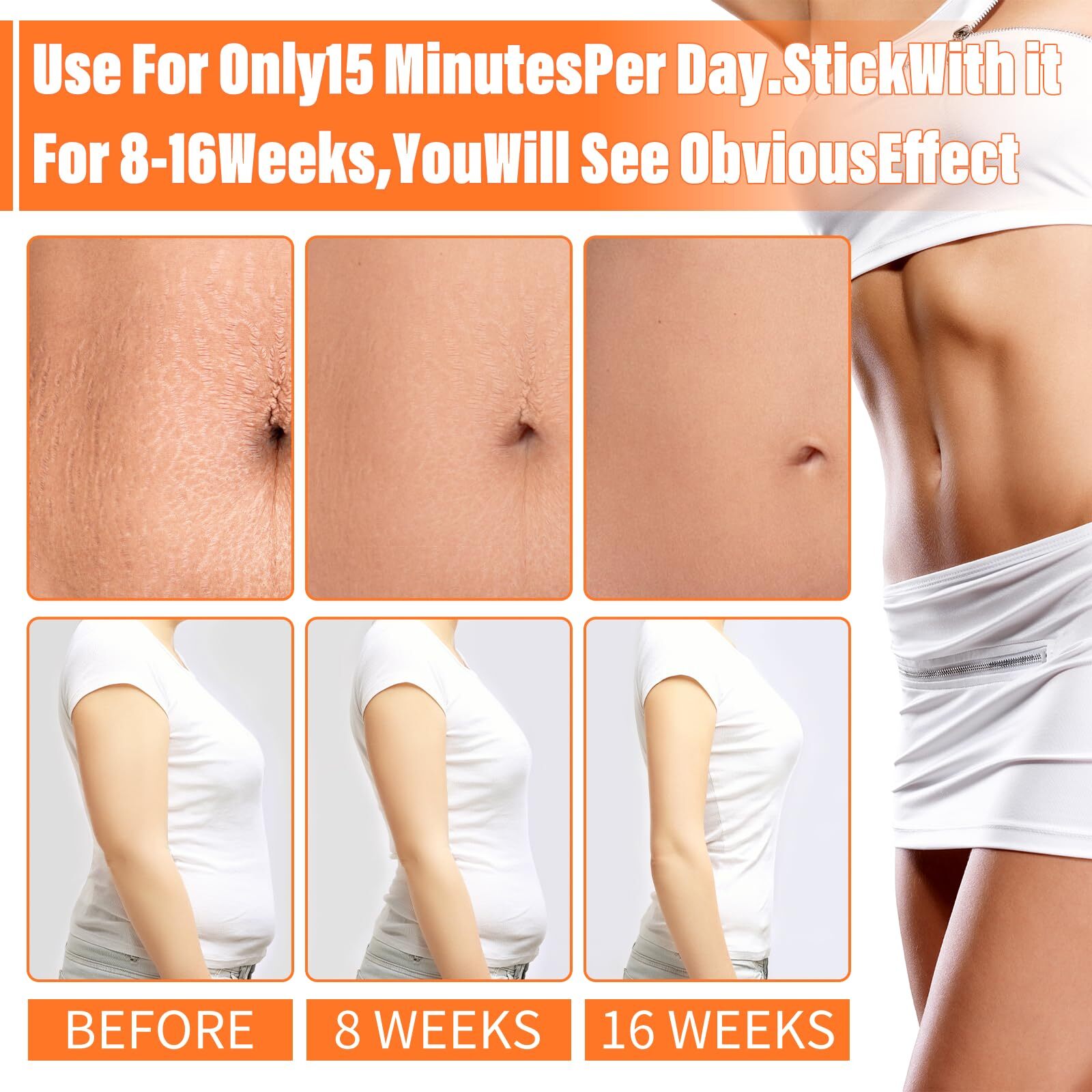 Electric Body Slimming Machine Belly Slimming Skin Tightening Body Massager