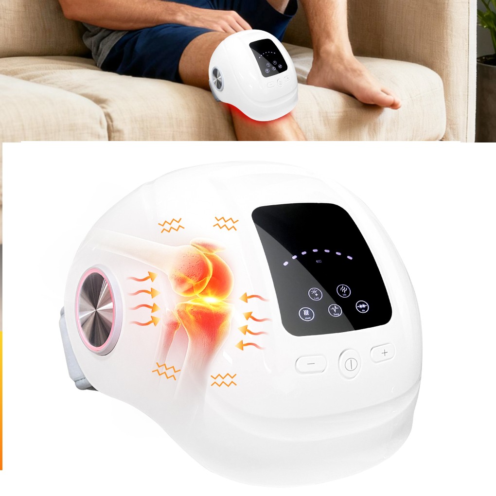 Heated Knee Therapy Massager with Vibration for Arthritis and Muscle Pain Relief
