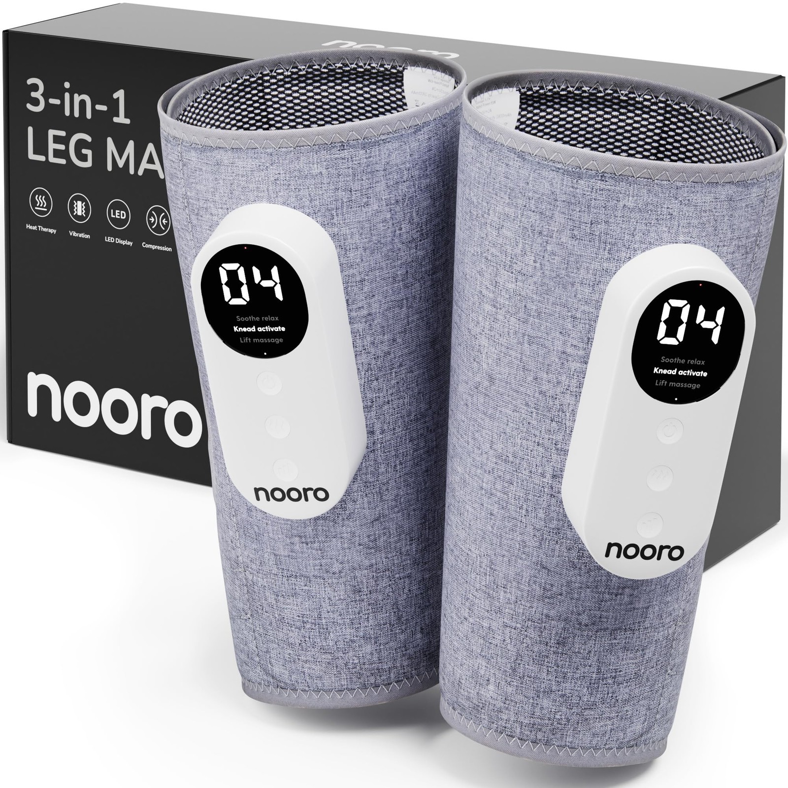 3-in-1 Leg Massager – Advanced System – for Legs and Feet Discomfort, Helps w…
