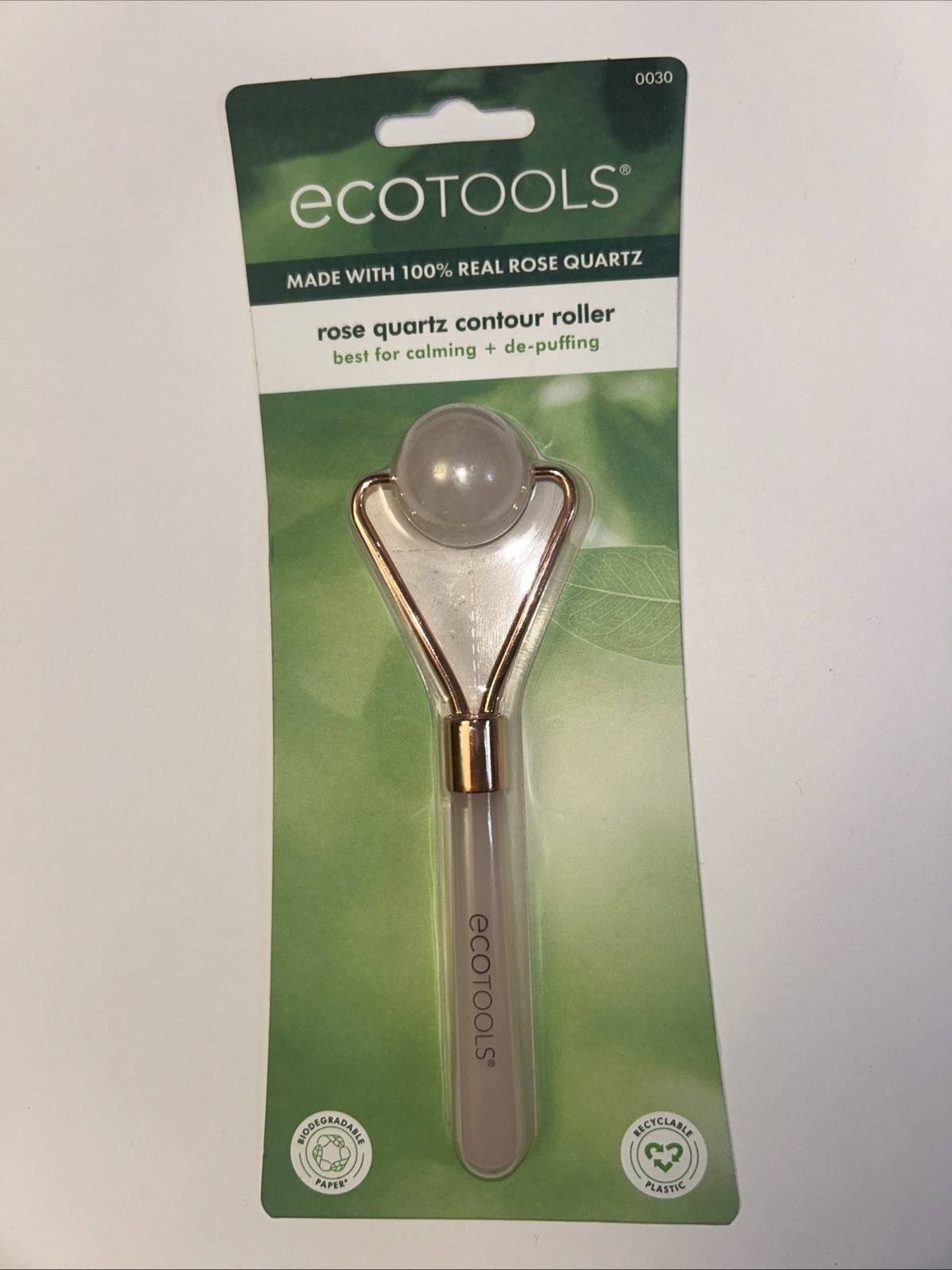 EcoTools Rose Quartz Contour Roller Calming & Depuffing