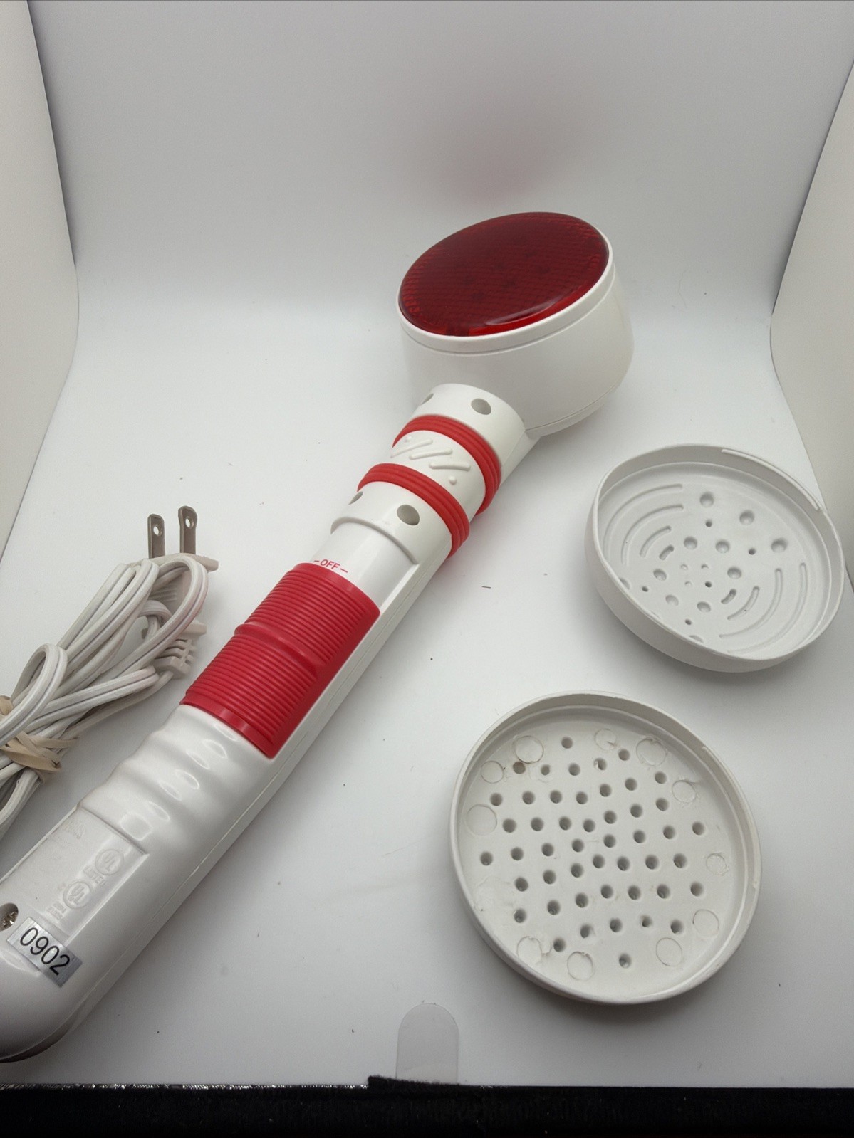 Homedics Infra-Tech Ultra Infrared Heated Massager Model QB-60 Vintage Tested