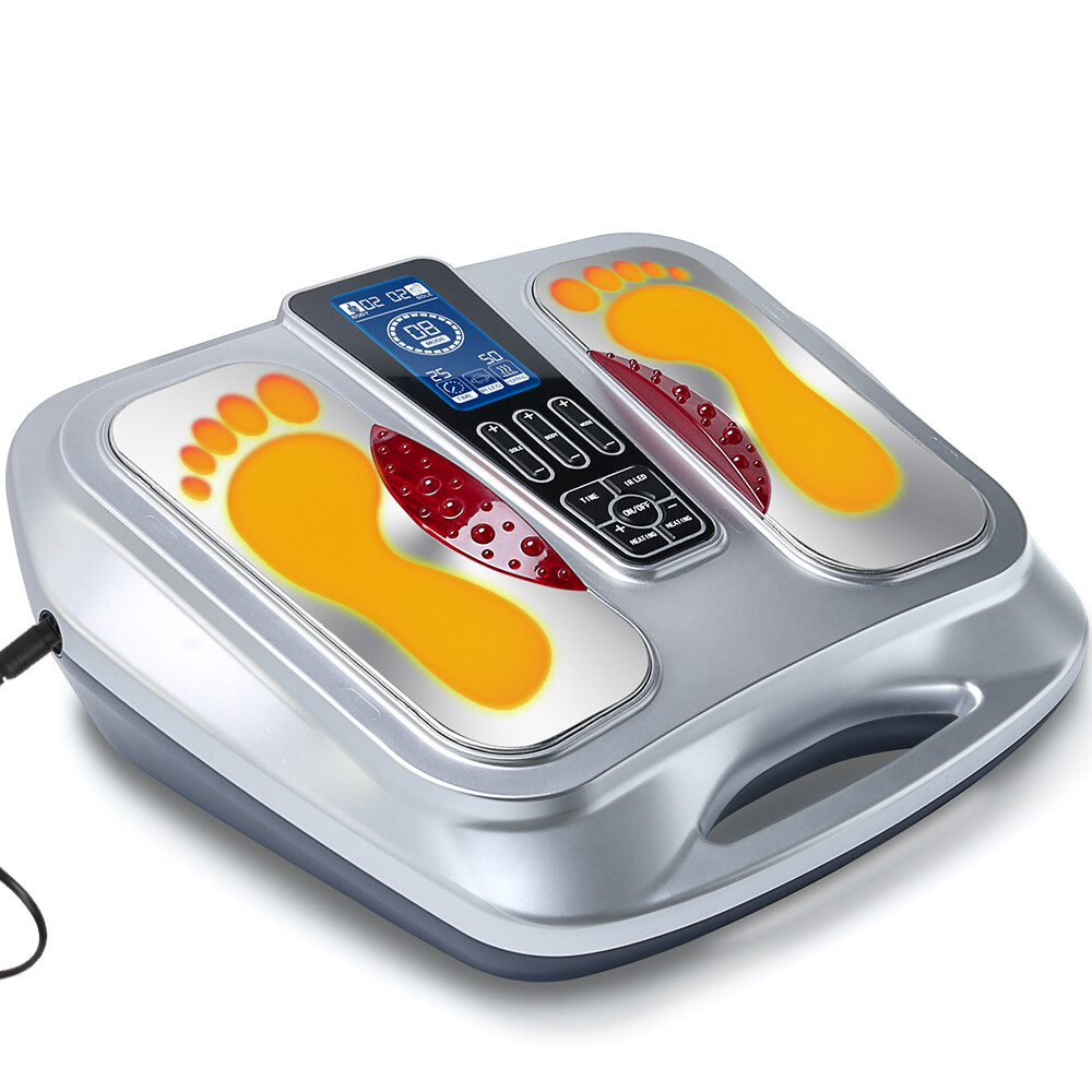 EMS Foot Circulation Massager w/Heat for Neuropathy Feet Legs Blood Circulation