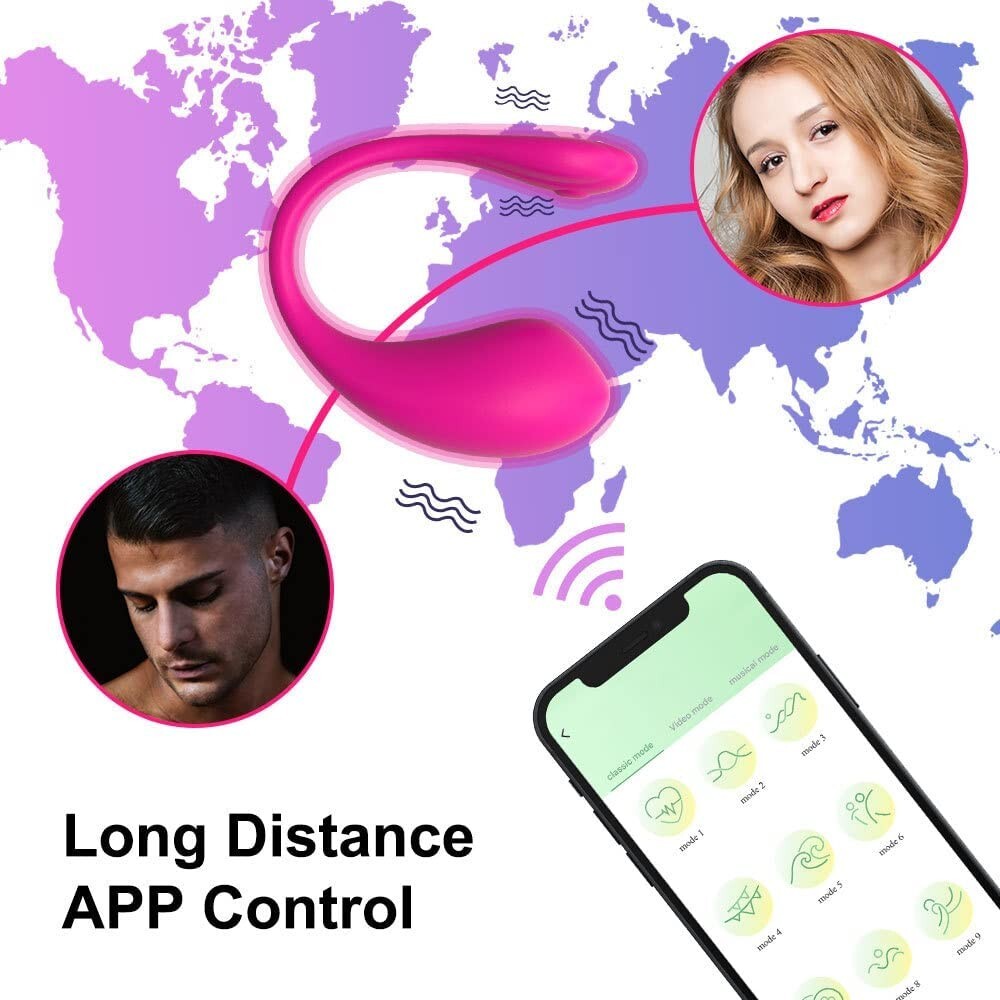 Remote Control for Couples – Exerciser Waterproof Kit (Rose)
