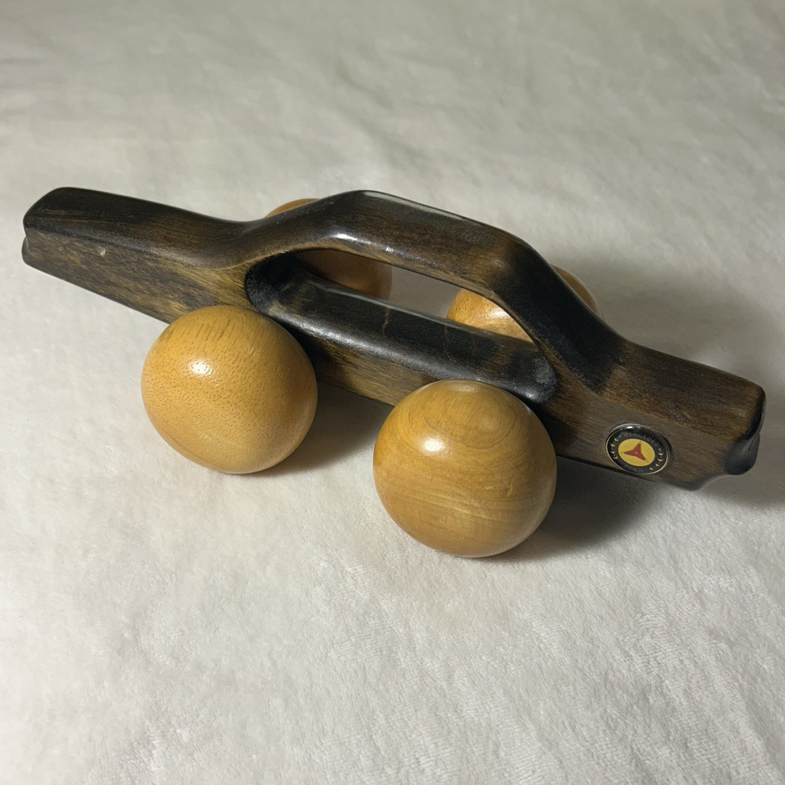 Mercedes Benz MB 380 SL Vintage Wood Sports Car Wooden Back Massager Very Nice