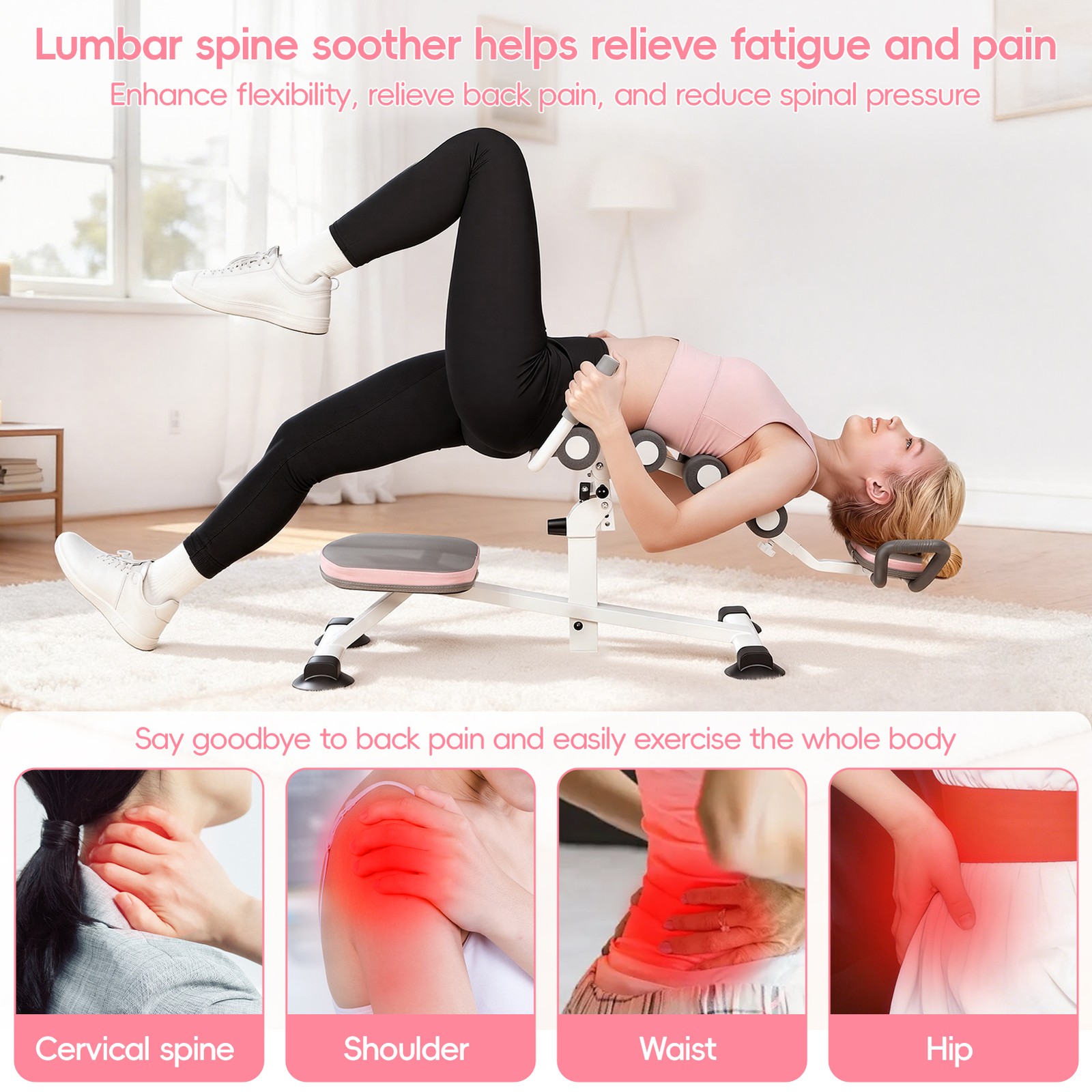 Inversion Table for Back Therapy Heavy Duty Adjustable Stretcher Pain Relief NEW