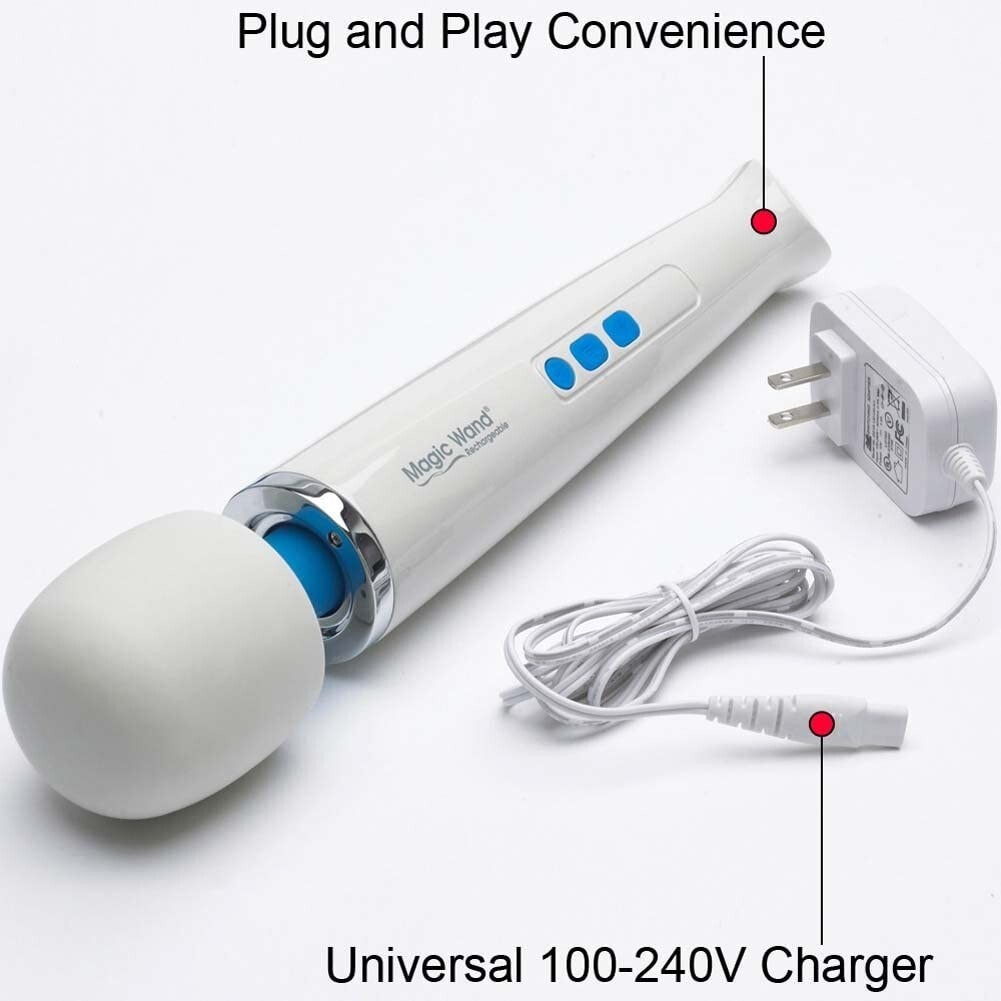 Original Magic Wand HV-270 Rechargeable Massager With Free Lilith Toy Cleaner