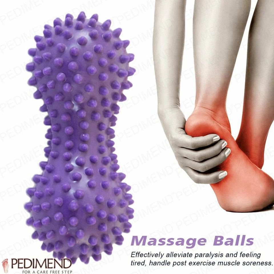 Peanut Yoga Massage Ball Spiky Therapy Roller Reflexology Trigger Point Tool