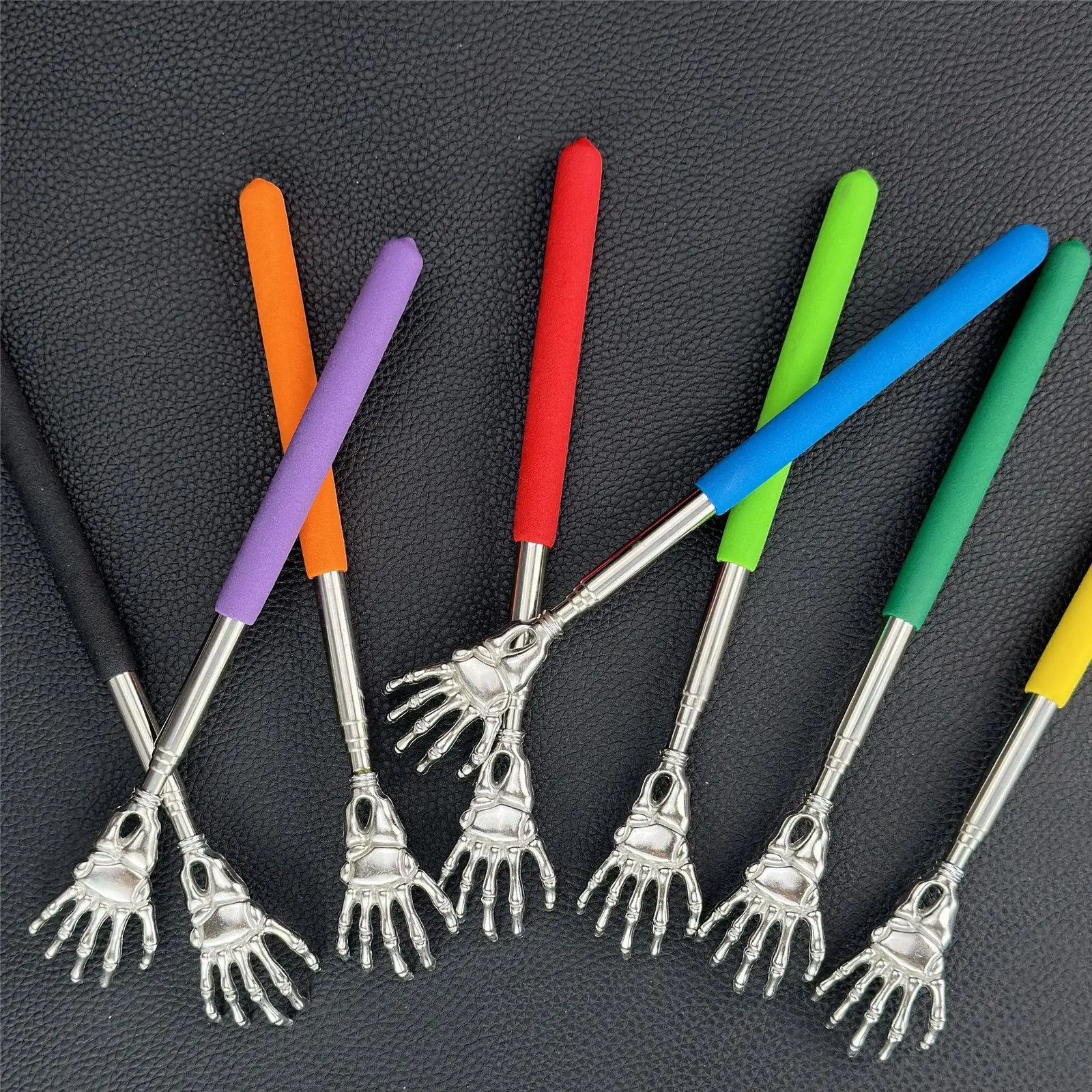 Stainless Steel Back Scratcher Telescopic Scratching Massager Extendable Itch Ol
