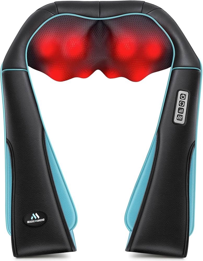 MAGIC MAKERS SHIATSU BACK SHOULDER NECK MASSAGER WITH HEAT