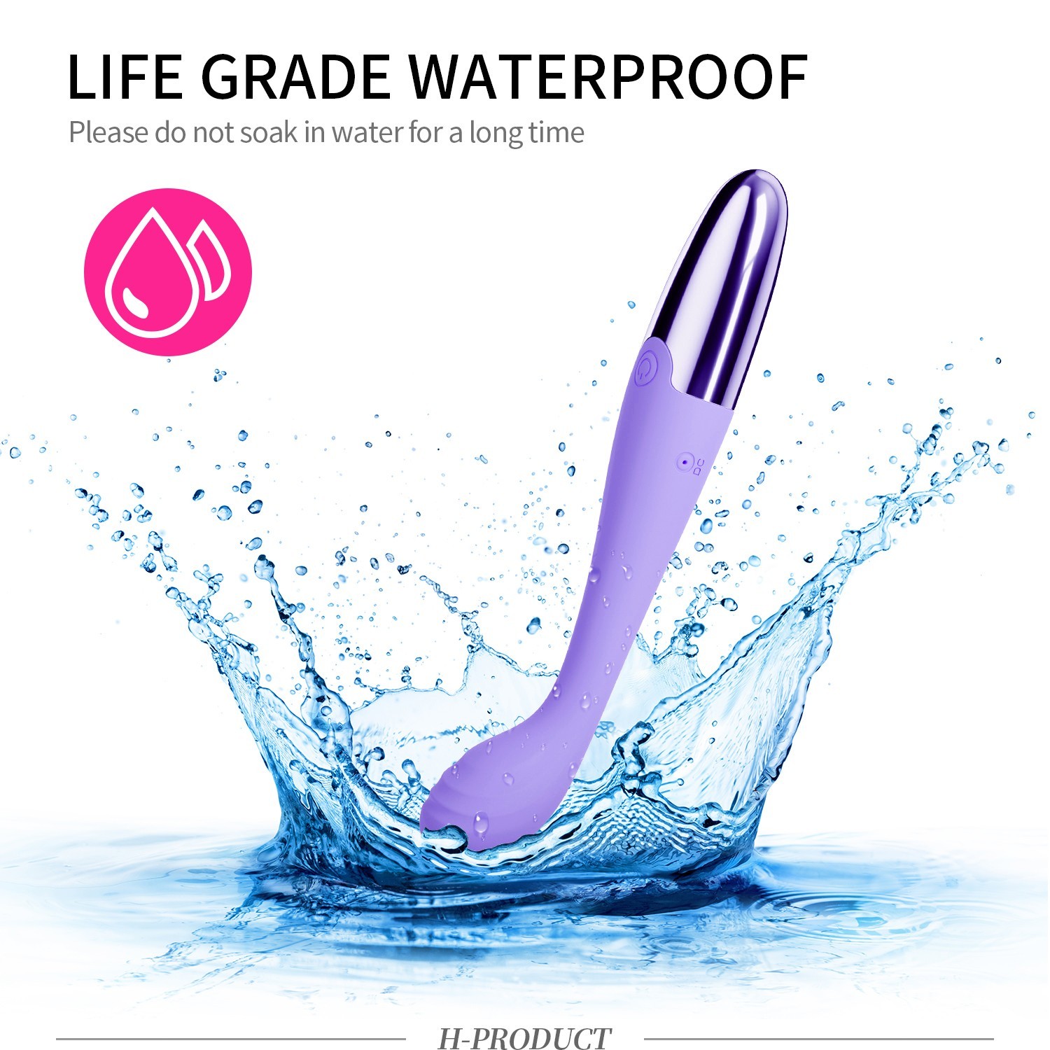 Women Mini Powerful Bullet Shape 10 Speed Vibrating Neck Body Massage Personal