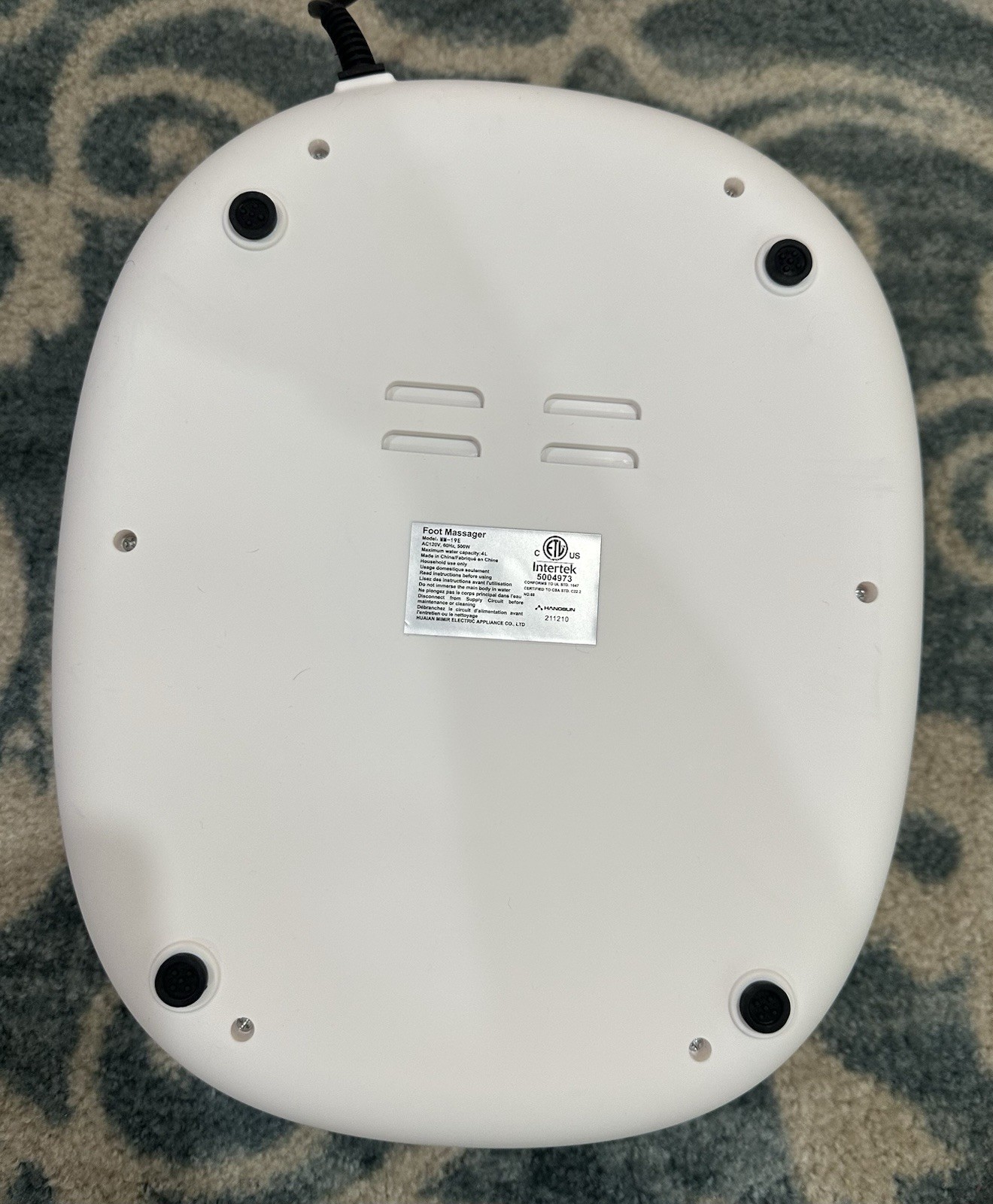 Hangsun FM180 Foot Spa Bath Massager & Jet w/ Heat for Relieves & Relax Feet